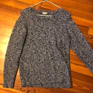 Blue knit L.L. Bean sweater size medium